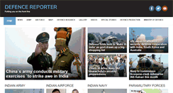 Desktop Screenshot of defencereporter.com